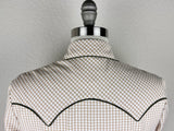 CR RanchWear CR Western Pro Wild Honey Tan and White Gingham