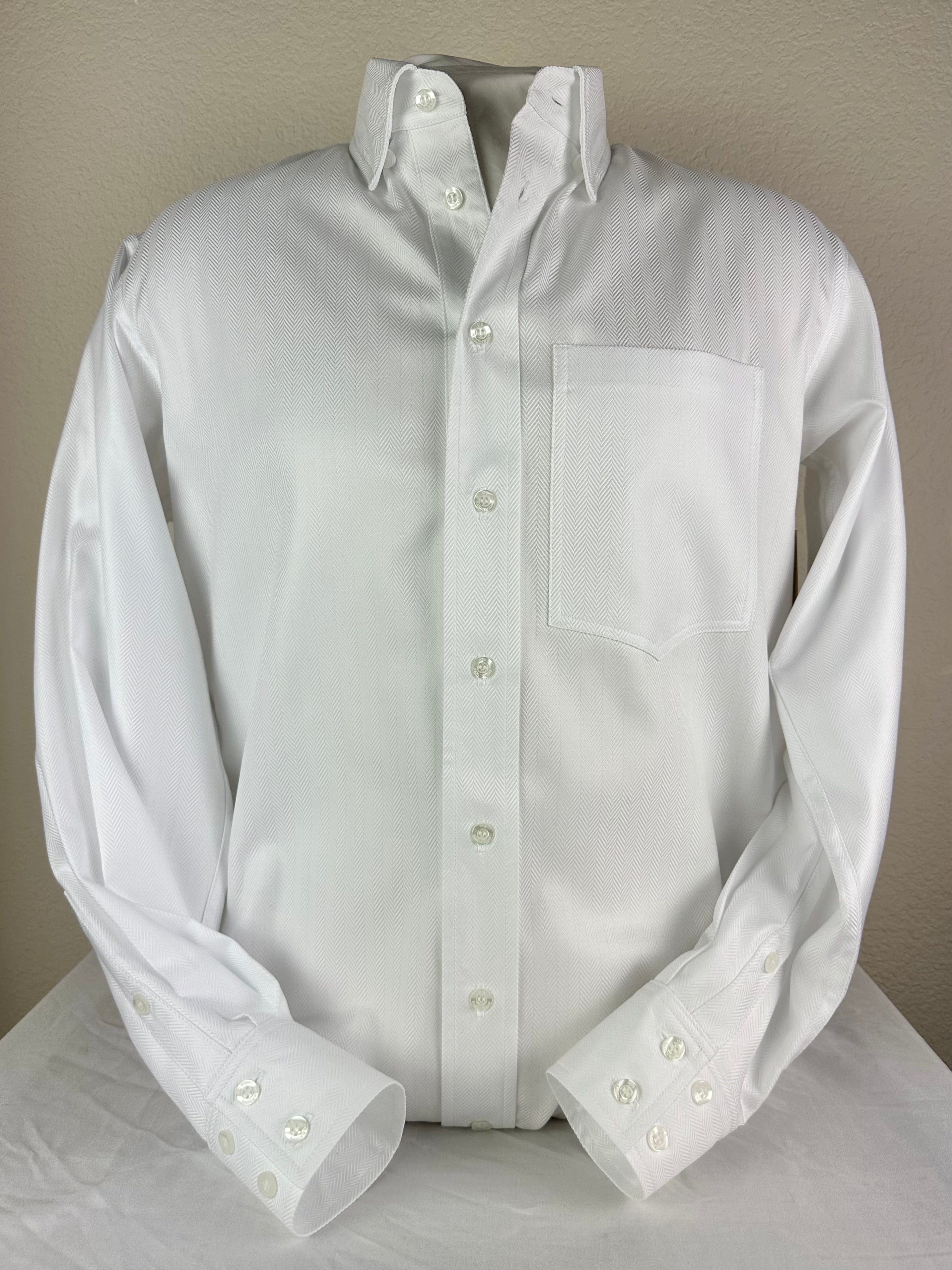men's white herringbone dress shirt Men's Reserve Collection Slim Fit Spread Collar Herringbone Dress Shirt at Jos. A. Bank, Cream/White, Size 16 1/2 X 35