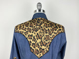 CR RanchWear Physical CR Retro Ranch Dark Denim with Leopard