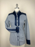 CR RanchWear Physical CR Retro Ranch Navy and White Houndstooth