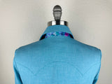 CR RanchWear Physical CR Sun Savvy Aqua with Gemstone Wildflowers - FINAL SALE