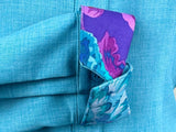 CR RanchWear Physical CR Sun Savvy Aqua with Gemstone Wildflowers - FINAL SALE