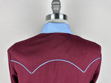 CR RanchWear Physical CR Sun Savvy Burgundy with Periwinkle Contrast