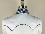 CR RanchWear Physical CR Sun Savvy Giddy-Up! Gingham - Navy and White
