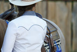 CR RanchWear Physical CR Sun Savvy Giddy-Up! Gingham - Navy and White