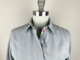 CR RanchWear Physical CR Sun Savvy Light Gray with Tulip Paisley  - FINAL SALE