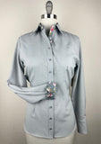 CR RanchWear Physical CR Sun Savvy Light Gray with Tulip Paisley  - FINAL SALE