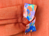 CR RanchWear Physical CR Sun Savvy Orange with Funky Floral- FINAL SALE
