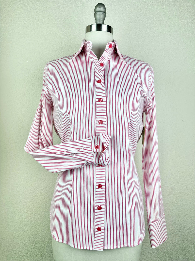 CR RanchWear Physical CR Tradition Azalea Pink and White Pencil Stripe