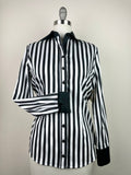 CR RanchWear Physical CR Tradition Black and White Tencel Bengal Stripe