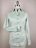 CR RanchWear Physical CR Tradition Botanic Green and White Pencil Stripe