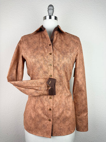 CR RanchWear Physical CR Tradition Brown Dot Swirls- FINAL SALE