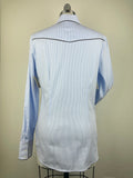 CR RanchWear Physical CR Tradition Light Blue and White Stripes- FINAL SALE