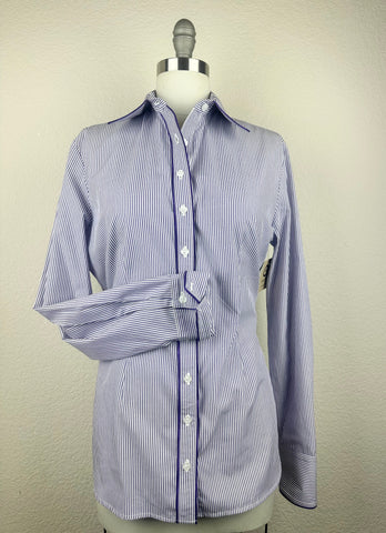CR RanchWear Physical CR Tradition Purple and White Stripes- FINAL SALE