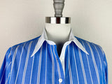 CR RanchWear Physical CR Tradition Royal and White Pencil Stripes