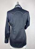 CR RanchWear Physical CR Western Pro Black Stretch Denim with Black and White Gingham