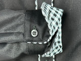 CR RanchWear Physical CR Western Pro Black Stretch Denim with Black and White Gingham