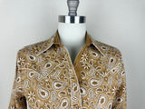 CR RanchWear Physical CR Western Pro Brown Howdy Paisley- FINAL SALE
