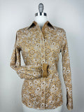 CR RanchWear Physical CR Western Pro Brown Howdy Paisley- FINAL SALE