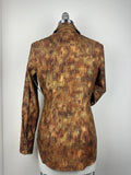 CR RanchWear Physical CR Western Pro Brown Metallic Brushworks- FINAL SALE