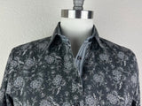 CR RanchWear Physical CR Western Pro Charcoal and White Floral- FINAL SALE