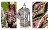 CR RanchWear Physical CR Western Pro Dusty Lilac Floral