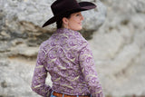 CR RanchWear Physical CR Western Pro Dusty Lilac Paisley