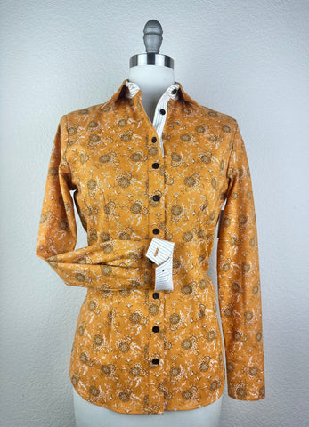 CR RanchWear Physical CR Western Pro Gold and Black Floral- FINAL SALE