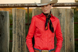 CR RanchWear Physical CR Western Pro Hot Coral Cotton Sateen