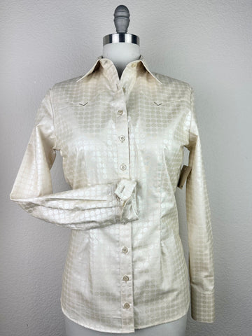 CR RanchWear Physical CR Western Pro Metallic Dots Champagne-FINAL SALE