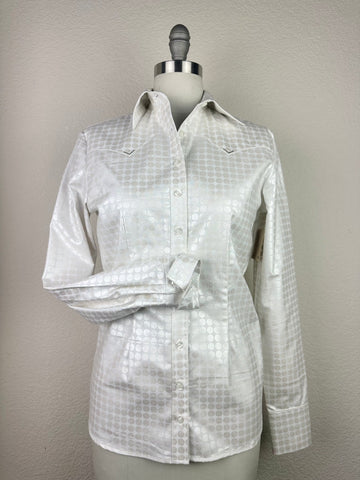 CR RanchWear Physical CR Western Pro Metallic Dots Cream-FINAL SALE