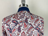 CR RanchWear Physical CR Western Pro Navy and Red Paisley