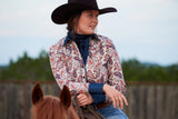CR RanchWear Physical CR Western Pro Navy and Red Paisley