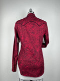 CR RanchWear Physical CR Western Pro Red Floral with Black - FINAL SALE