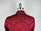 CR RanchWear Physical CR Western Pro Red Floral with Black - FINAL SALE