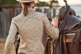 CR RanchWear Physical CR Western Pro Sage and Rose Floral