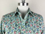 CR RanchWear Physical CR Western Pro Scatter Flowers on Sage-FINAL SALE