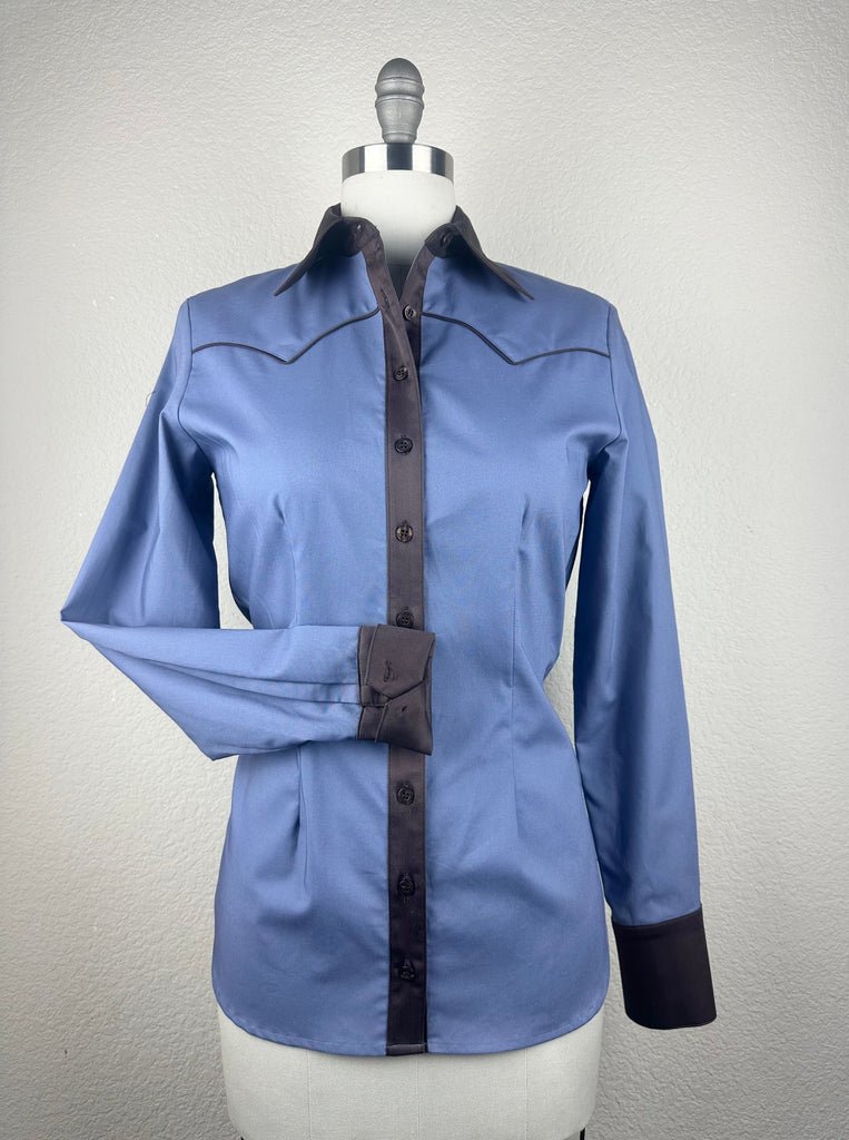 CR RanchWear Physical CR Western Pro Slate Premium Cotton with Mocha Contrast