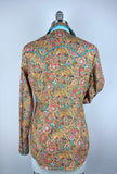 CR RanchWear Physical CR Western Pro Tropical Floral with Aqua Contrast- FINAL SALE