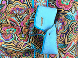 CR RanchWear Physical CR Western Pro Tropical Floral with Aqua Contrast- FINAL SALE
