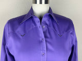 CR RanchWear Physical CR Western Pro Vibrant Violet Stretch Cotton Sateen