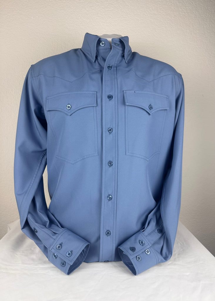CR RanchWear Physical Men's CR Ranch Pro Sun Savvy Dusty Blue