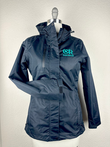 CR RanchWear Physical Women's CR All-Weather Black Jacket- Teal