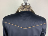CR RanchWear CR Tradition Black Cotton Sateen with Snake