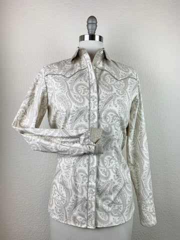 CR RanchWear CR Western Pro Ivory Stone Paisley