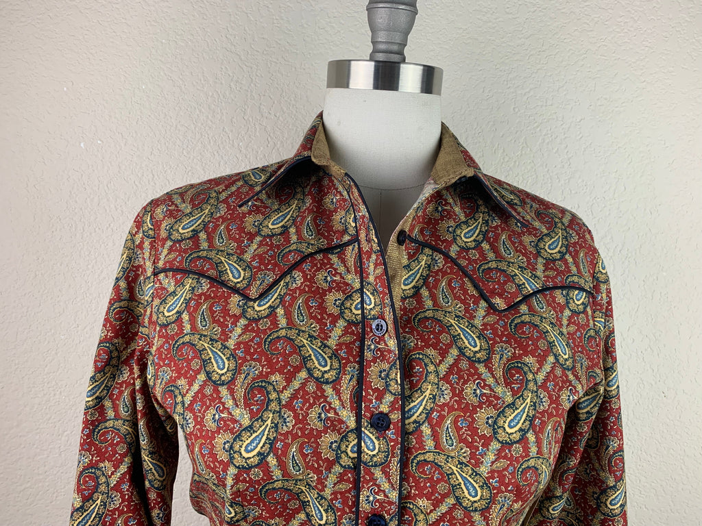 Buy CR Western Pro Red Paisley - FINAL SALE at CR RanchWear for only $79.00