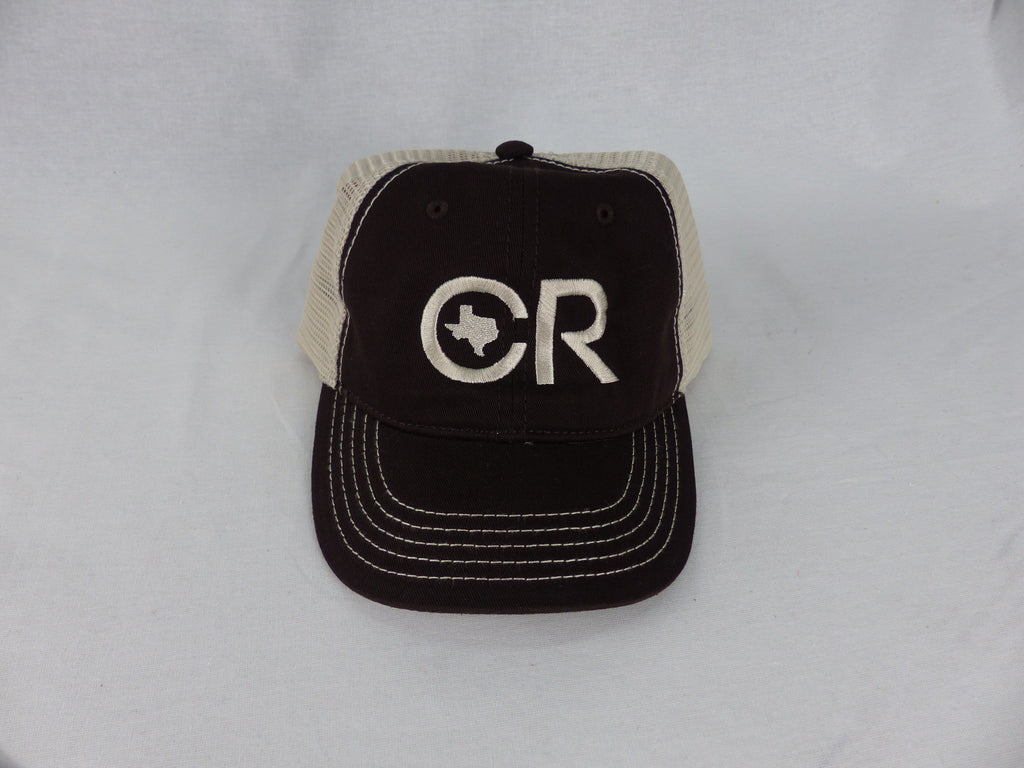 CR RanchWear Physical Brown Mesh Snapback with Tan Stitching