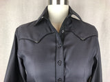 CR RanchWear Physical CR Classic Steel Gray Italian Cotton with Black Piping