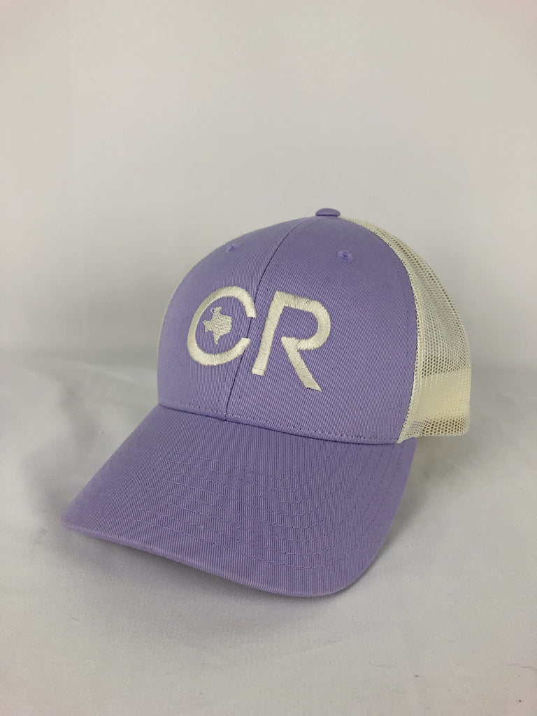 CR RanchWear Physical CR Lavender and Cream Mesh Hat