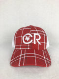 CR RanchWear Physical CR Red Plaid Hat